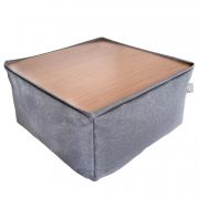 Бескаркасный модульный Пуф-столик Блэк