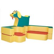 Диван-трансформер з іграшкою Песик