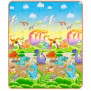 Дитячий двосторонній килимок англ. Алфавіт/Динозаври