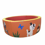 Сухий басейн круглий з аплікацією