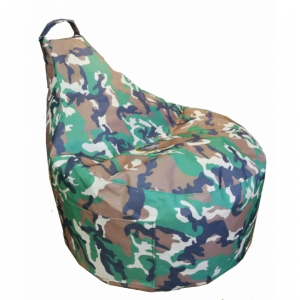 Крісло мішок Люкскомфорт з кишенею Хакі