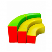 М'які ярусні лавочки для дитячого садка