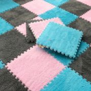 Килимок пазл плюшевий
