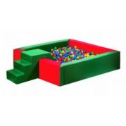 Сухий басейн з гіркою 150-150-40 см 