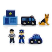 Дополнительный набор к Железной дороги Viga Toys Полицейский участок