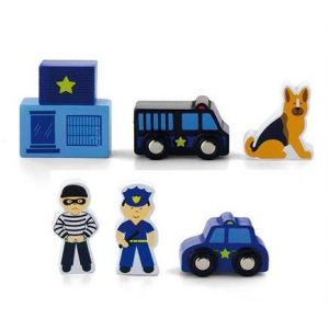 Дополнительный набор к Железной дороги Viga Toys Полицейский участок
