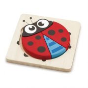 Мини-пазл Viga Toys Божья коровка