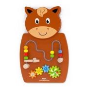 Настенный бизиборд Viga Toys Лошадка с лабиринтом