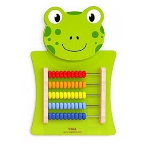 Настінний бізіборд Viga Toys Жабка з рахівницею