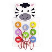 Настінний бізіборд Viga Toys Зебра з фігурками