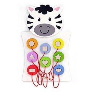 Настінний бізіборд Viga Toys Зебра з фігурками