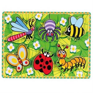 Рамка-вкладыш Viga Toys Насекомые