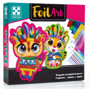 Набір для творчості зі стразами та фольгою Foil Art Шалені індіанці