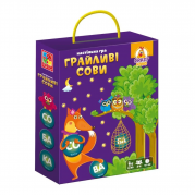 Гра настільна розважальна Грайливі сови Бачу слово