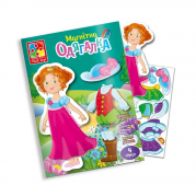 Гра магнітна одягалка в папці Принцеса