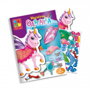 Гра магнітна одягалка в папці Єдиноріг