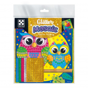 Набір для творчості з блискучою мозаїкою Сова та Папуга