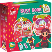 Гра розвиваюча з липучками Бізі Бук Полуничний будиночок Емілії