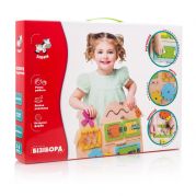 Бізіборд дерев'яний Будиночок