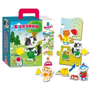 Пазли з липучками 4 сезони