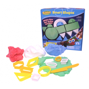 Набір Маса для ліплення 4 кольори і форми Bubber Smart Shapes