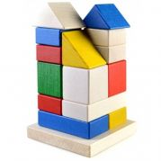 Пирамидка-конструктор Дом 16 дет