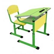 Стіл 1-місний з полицею з регулюванням кута нахилу стільниці № 3-5