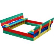 Пісочниця дерев'яна кольорова