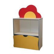 Стенка детская "Цветочная поляна" №1 с ящиком